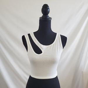 NWOT Cutout Crop Top
